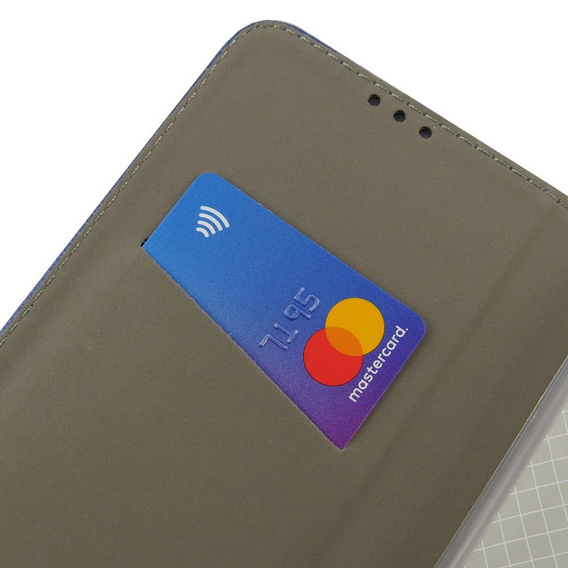 Klopové pouzdro pro Samsung Galaxy A32 5G, Wallet Smart Magnet, námořnicky modré