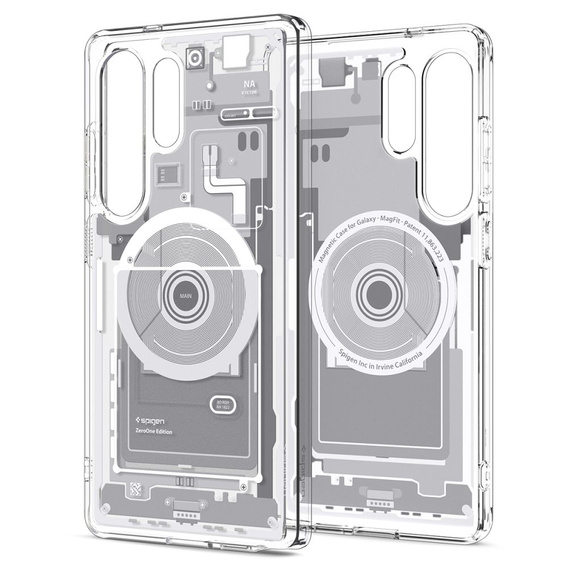 Pouzdro Spigen pro Samsung Galaxy S23 Ultra, Ultra Hybrid, transparentní