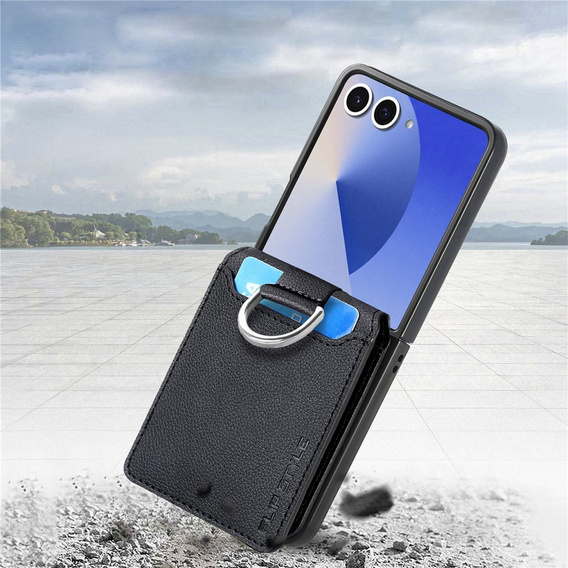 Pouzdro se slotem na kartu a kroužkem pro Samsung Galaxy Z Flip7