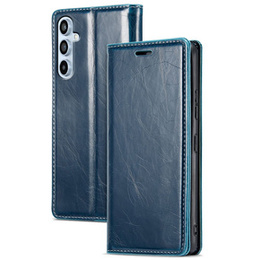 Klopové pouzdro pro Samsung Galaxy A54, ERBORD Waxy Wallet, modré