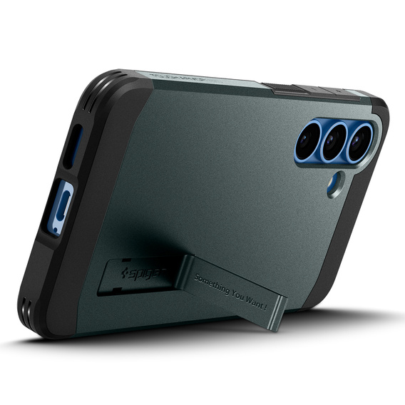 Pouzdro Spigen Tough Armor Mag Abyss Green pro Samsung Galaxy S25