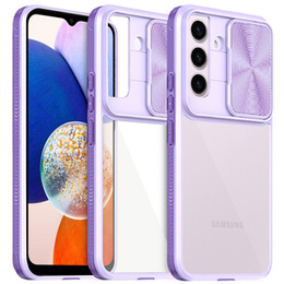 Pouzdro pro Samsung Galaxy A14 4G/5G, Slide Camera, fialové