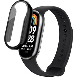 Pouzdro 2v1 + tvrzené sklo pro Xiaomi Smart Band 10 / 9 / 8, černé