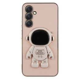 Pouzdro pro Samsung Galaxy A54 5G, Astronaut, růžové rose gold
