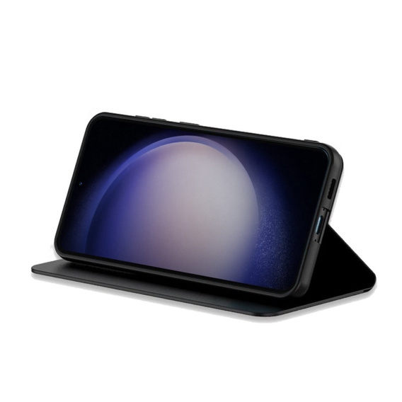 Klopové pouzdro pro Samsung Galaxy S23 Plus, GKK Leather, carbon černé
