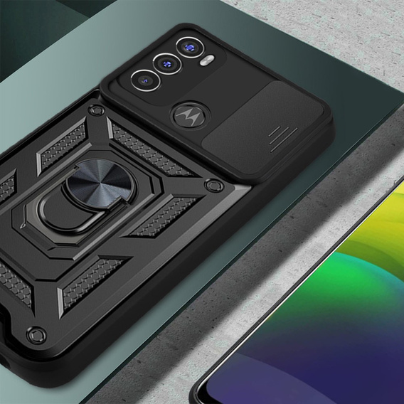 Pouzdro pro Motorola Moto G60, CamShield Slide, černé