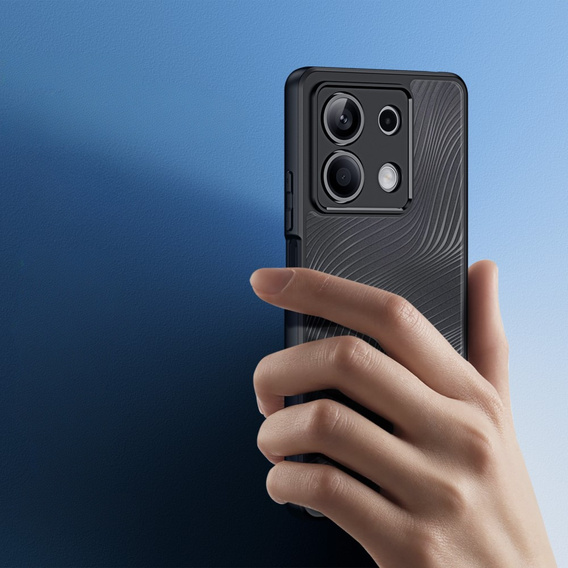 Pouzdro DuxDucis pro Xiaomi Redmi Note 13 5G, Aimo case, transparentní / černé