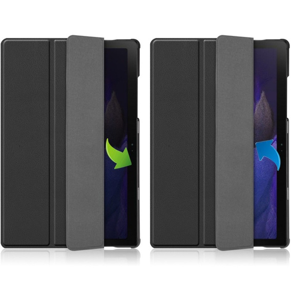 Pouzdro pro Samsung Galaxy Tab A8 10.5 SM-X200 SM-X205, Smartcase, černé