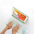 Pouzdro + klávesnice iPad 10.2 7/8/9 gen 2019/2020/2021, Keyboard Cover Pen Slot, zelené