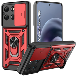 Pouzdro pro Motorola Moto G86 5G, CamShield Slide, červené