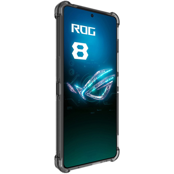 IMAK pouzdro pro ASUS ROG Phone 8 Pro, Dropproof, transparentní / černé