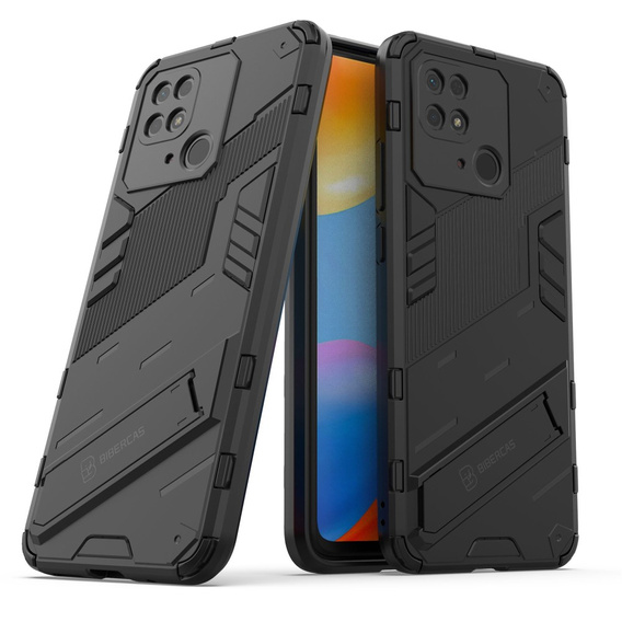 Pouzdro pro Xiaomi Redmi 10C, Military kickstand, modré
