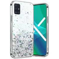 Pouzdro pro Samsung Galaxy A51 4G, Glittery, průhledné