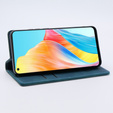 Pouzdro pro Oppo A78 4G, ERBORD Vintage peněženka s klopou, modré