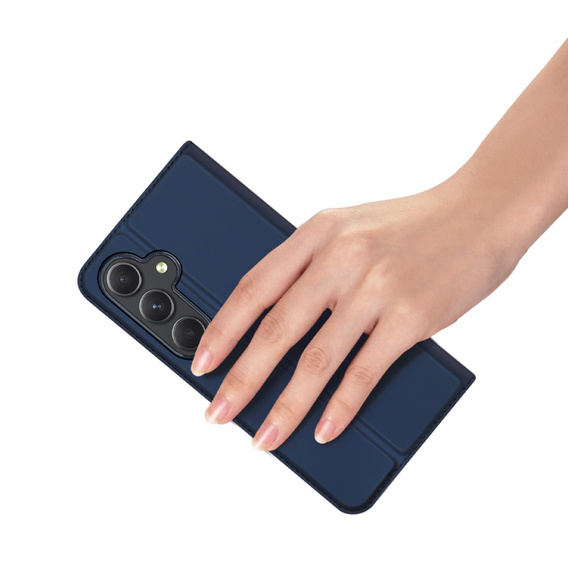 Pouzdro Dux Ducis pro Samsung Galaxy A55 5G, Skinpro, námořnicky modré