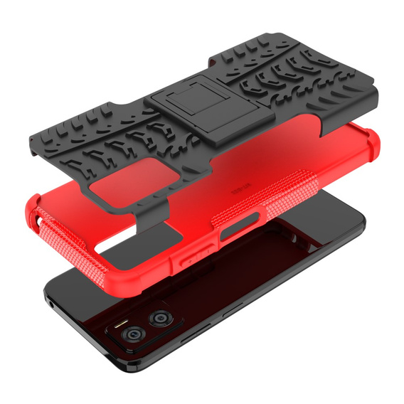 Pouzdro pro Motorola Moto E22 / E22i, Tire Armor, černé / červené