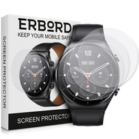 3x ERBORD Hydrogelová fólie pro Xiaomi Mi Watch S1