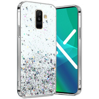 Pouzdro pro Samsung Galaxy A6 Plus 2018, Glittery, průhledné