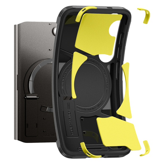 Pouzdro Spigen Tough Armor Mag Black pro Samsung Galaxy S25