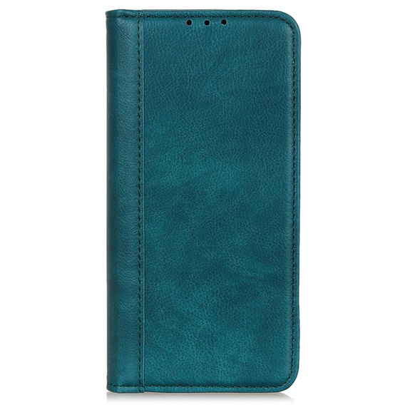 Pouzdro pro Samsung Galaxy S24 Ultra, Wallet Litchi Leather, zelené