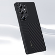 Pouzdro BENKS Kevlar pro Samsung Galaxy S25 Ultra, pro MagSafe, Carbon Fiber, černé