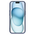 Pouzdro pro iPhone 15 Plus, Silicone Lite, šedé