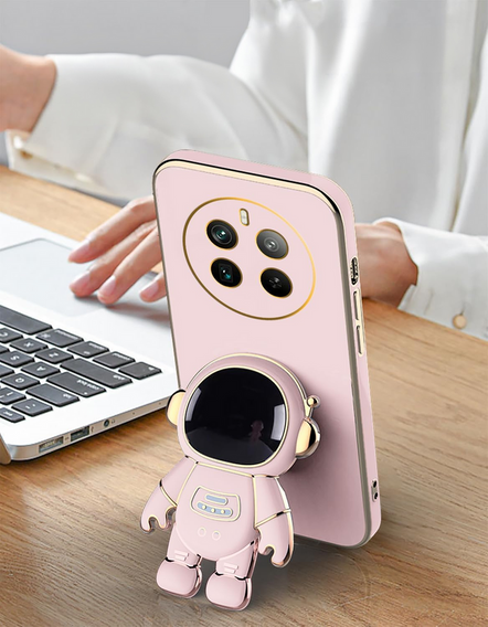 Pouzdro pro Realme 12 Pro 5G / 12 Pro+ 5G, Astronaut, růžové