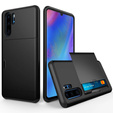Pouzdro pro Huawei P30 Pro, Sliding Card Holder, černé