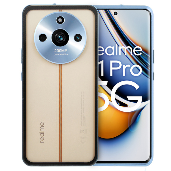 Pouzdro pro Realme 11 Pro 5G / Pro+ 5G, Frame Case, modré
