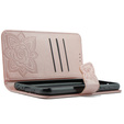 Klopové pouzdro pro Xiaomi Poco X6 5G, Butterfly, růžové rose gold