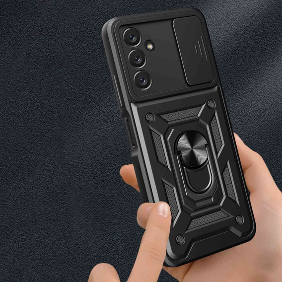 Pouzdro pro Samsung Galaxy A14 4G/5G, CamShield Slide, černé
