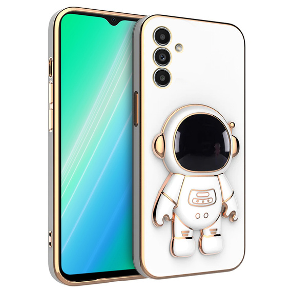 Pouzdro pro Samsung Galaxy A13 5G / A04s, Astronaut, bílé