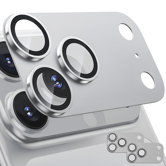 2x tvrzené sklo ERBORD pro ostrov fotoaparátů pro iPhone 17 Pro