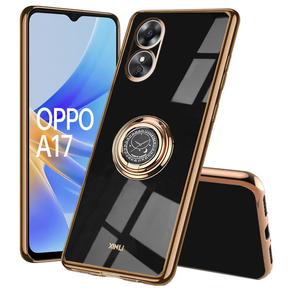 Pouzdro pro Oppo A17, Electro Ring, černé