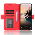 Klopové pouzdro pro TCL 40 NxtPaper, Card Slot, červené