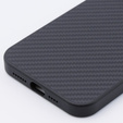 Pouzdro pro iPhone 15 Pro Max, Aramid Fiber Cover, černé