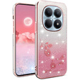 Pouzdro s glitry Glitter Flower pro Xiaomi Redmi Note 15 5G / Poco M8 5G