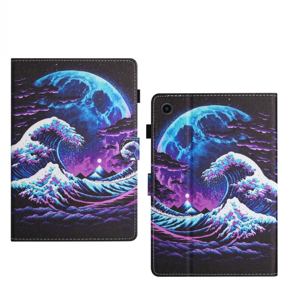 Pouzdro pro Lenovo Tab M10 10.1 Gen 3, s klopou, sea wave