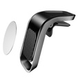 ERBORD Magnetický držák telefonu do auta do mřížky ventilace, karbonově černý