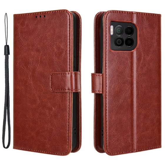 Klopové pouzdro pro T Phone 2 Pro 5G, Crazy Horse Wallet, hnědé