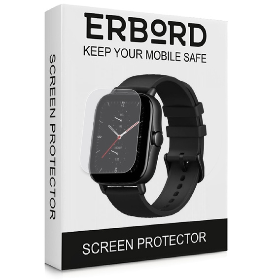 3x ERBORD Hydrogelová fólie pro Amazfit GTS 2e