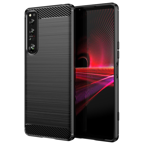 Pouzdro pro Sony Xperia 1 IV, Carbon, černé