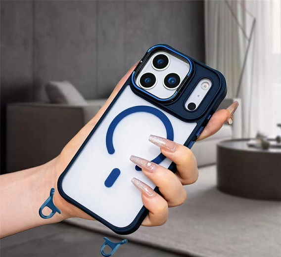 Pouzdro s podstavcem a odnímatelným řemínkem, pro MagSafe pro iPhone 17 Pro