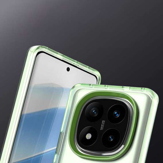 Pouzdro pro Xiaomi Redmi Note 14 Pro 5G / Poco X7 5G, Fusion Hybrid, pro MagSafe, zelené
