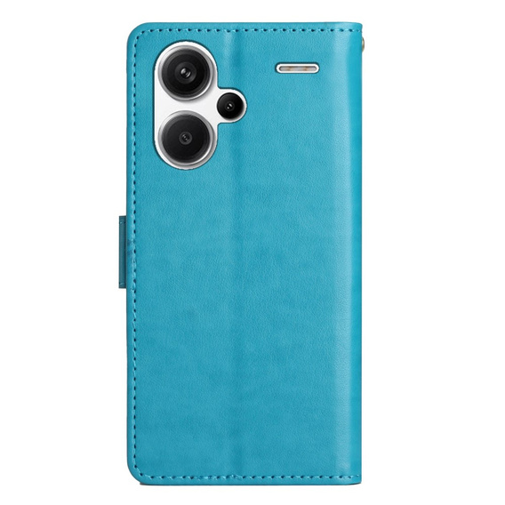 Klopové pouzdro pro Xiaomi Redmi Note 13 Pro+, Butterfly, modré