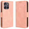 Klopové pouzdro pro Motorola Edge 50 Neo / Motorola ThinkPhone 25, Card Slot, růžové