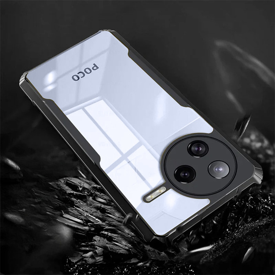 Pouzdro pro Xiaomi Poco F7 Pro, AntiDrop Hybrid, černé