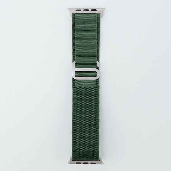 Nylonový řemínek pro Apple Watch 1/2/3/4/5/6/7/8/SE/ULTRA 42/44/45/49 mm, zelený