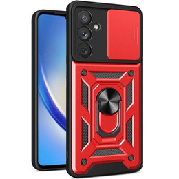 Pouzdro pro Samsung Galaxy M34, CamShield Slide, červené