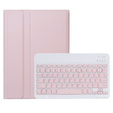 Pouzdro + klávesnice Xiaomi Pad 6/6 Pro, růžové rose gold